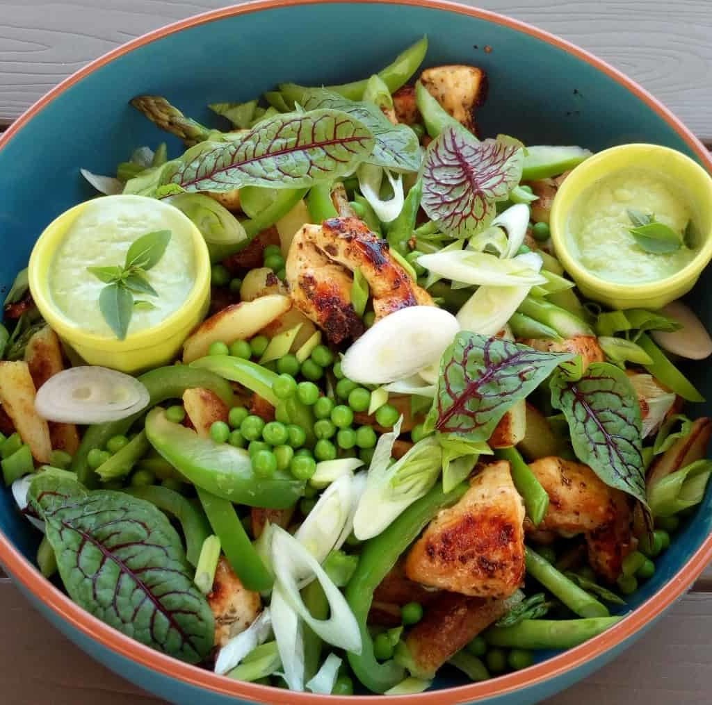 Aardappelsalade met dragondressing