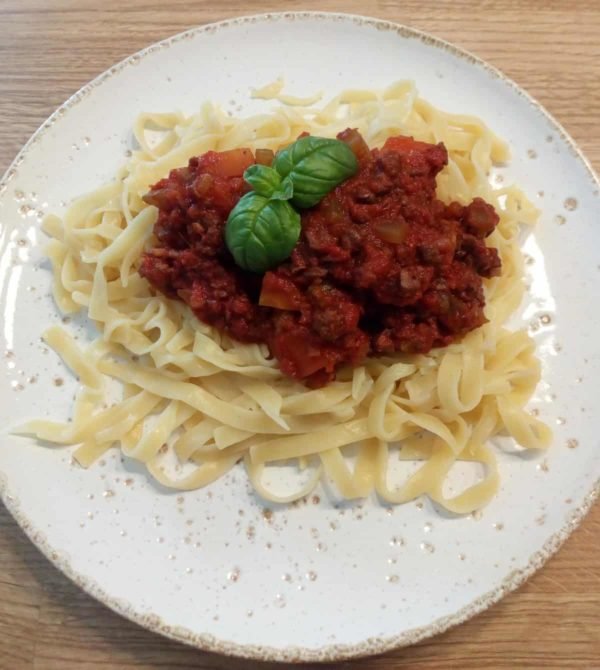 Eendenragout met tagliatelle