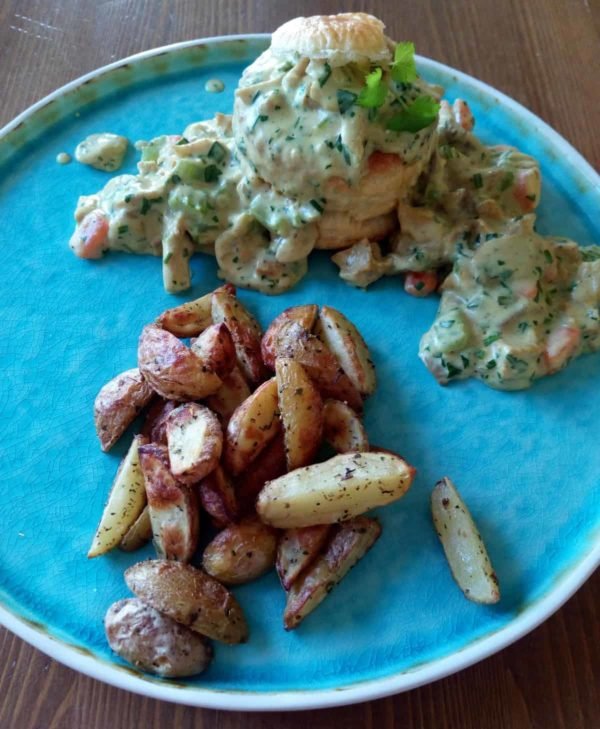 Vegetarische vol-au-vent