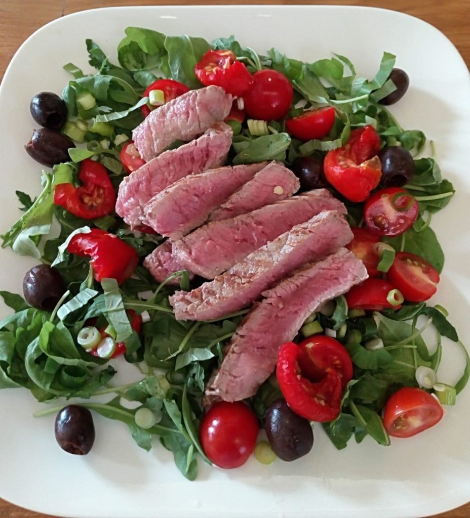 salade met chateaubriand