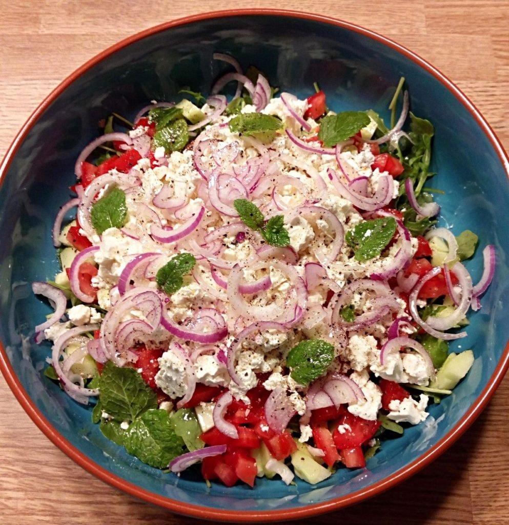 salade met feta