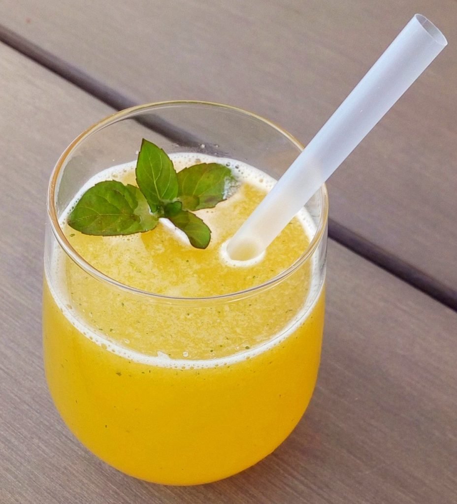 verfrissend water van appelsien